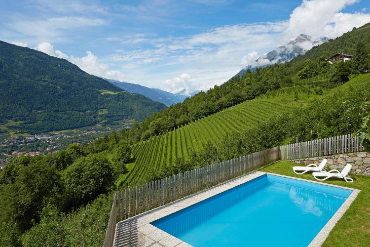 Piscina con vista panoramica